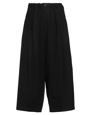 Y'S YOHJI YAMAMOTO Casual trouser Black 99% Wool, 1% Polyurethane