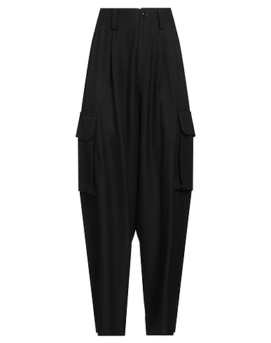 Y'S YOHJI YAMAMOTO Casual pants Black 53% Rayon, 47% Wool