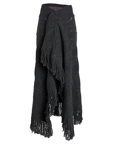 BALLANTYNE Long skirt Charcoal 100% Wool