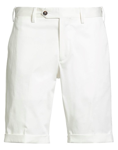 LARDINI Shorts & Bermuda White 97% Cotton, 3% Elastane