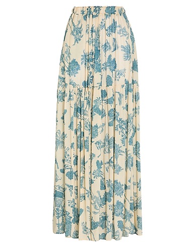 ANIYE BY Maxi Skirts Ivory 100% Viscose