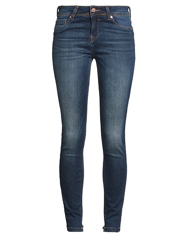 GAUDÌ Denim trousers Blue 98% Cotton, 2% Elastane