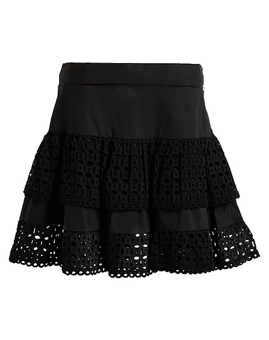 MARKUP Mini skirt Black 100% Cotton
