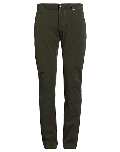 JACOB COHЁN Casual pants Military green 100% Polyester