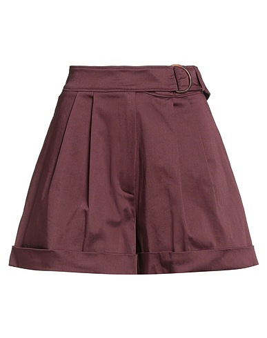 NENETTE Shorts et Bermudas VIOLA SCURO 98% Coton, 2% Élasthanne