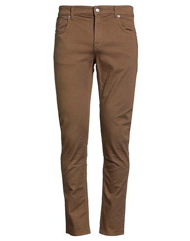 DEPARTMENT 5 Pantalone Marrone 98% Cotone, 2% Elastan