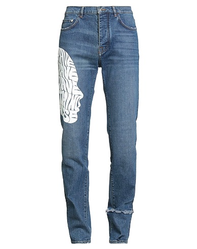 ICEBERG Denim trousers Blue 99% Cotton, 1% Elastane