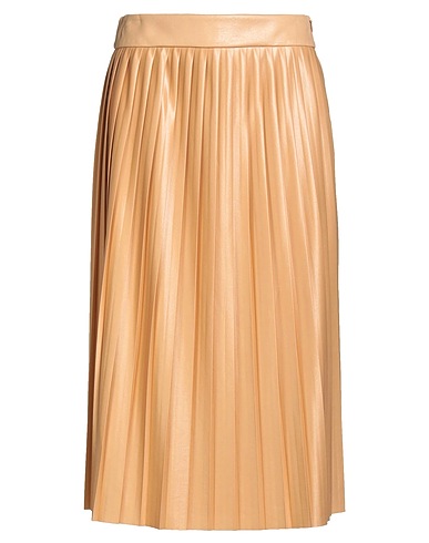 CAPPELLINI by PESERICO Midi skirt Sand 100% Polyester