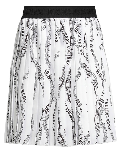VERSACE JEANS COUTURE Mini skirt BIANCO 100% Polyester