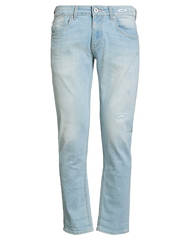 UNIFORM Denim pants Blue 99% Cotton, 1% Elastane