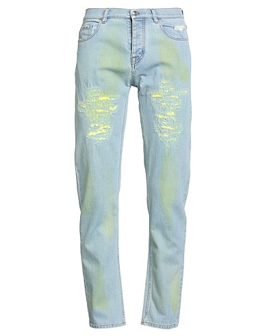 ICEBERG Denim trousers Blue 99% Cotton, 1% Elastane