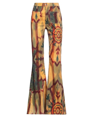 (+) PEOPLE Casual trouser Mustard 97% Cotton, 3% Elastane