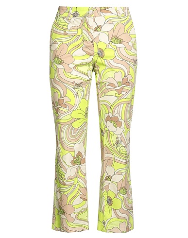 CAMBIO Casual trouser Lime green 97% Cotton, 3% Elastane