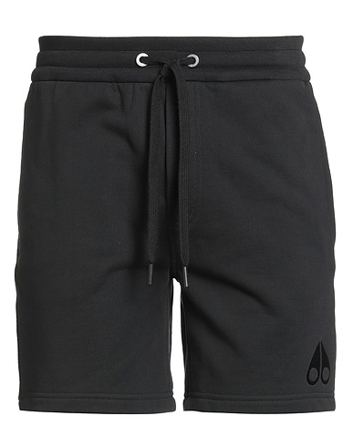 MOOSE KNUCKLES Shorts & Bermuda Black 100% Cotton