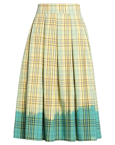 DEPARTMENT 5 Midi skirt Light green 76% Cotton, 24% Polyester