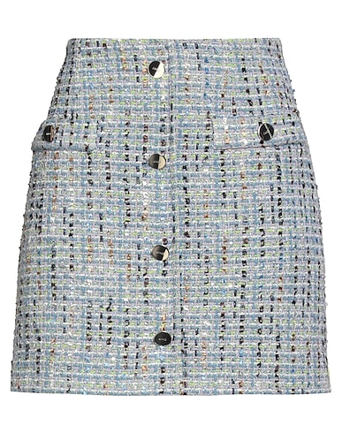 LIU •JO Mini skirt 60% Cotton, 15% Polyester, 13% Acrylic, 10% Polyamide, 2% Metallic Polyester