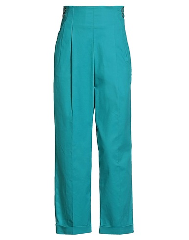 LIU •JO Casual trouser BETTER Turquoise 97% Cotton, 3% Elastane