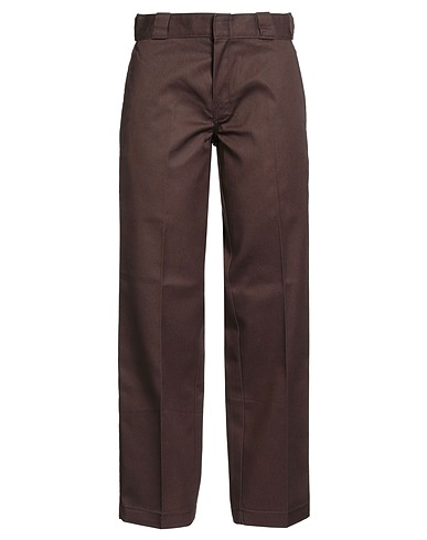 DICKIES Casual pants ICONS Dark brown 65% Polyester, 35% Cotton
