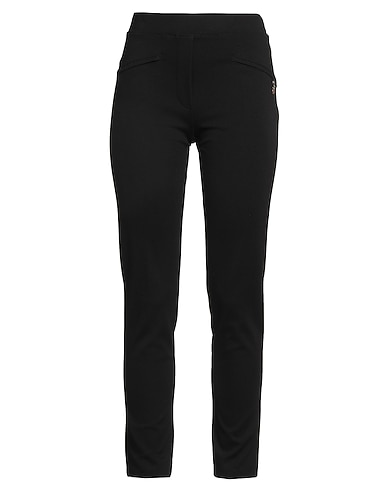 PHILLY FIRENZE Casual trouser Black 65% Viscose, 32% Nylon, 3% Elastane
