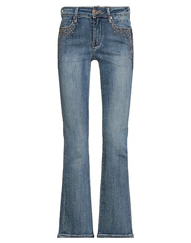 TAKE-TWO Denim trousers 90% Cotton, 8% Polyester, 2% Elastane