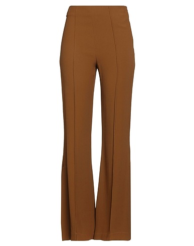 ERIKA CAVALLINI Casual trouser Brown 53% Viscose, 47% Acetate
