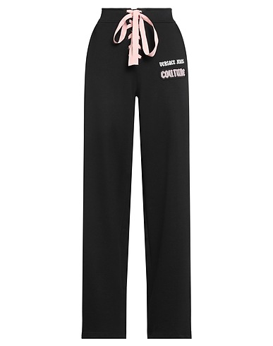 VERSACE JEANS COUTURE Pantalone Nero 100% Cotone