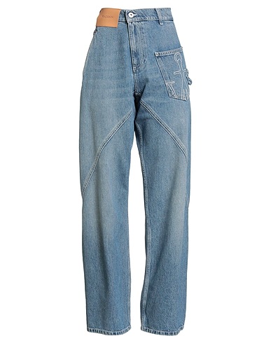 JW ANDERSON Denim trousers Blue 100% Cotton
