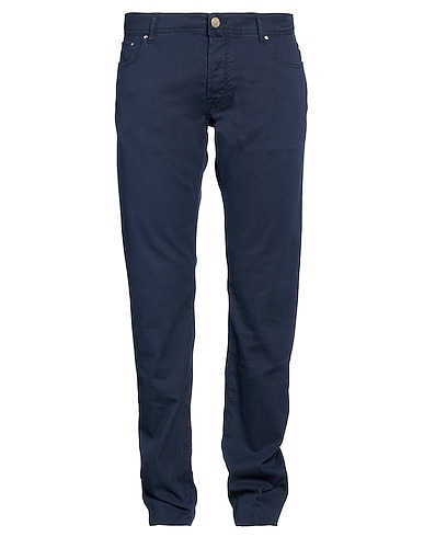JACOB COHЁN Casual trouser Navy blue 68% Cotton, 30% Lyocell, 2% Elastane