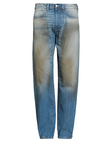 CHEAP MONDAY Denim trousers Blue 100% Cotton