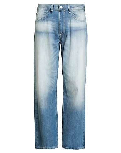 CHEAP MONDAY Denim pants Blue 100% Cotton