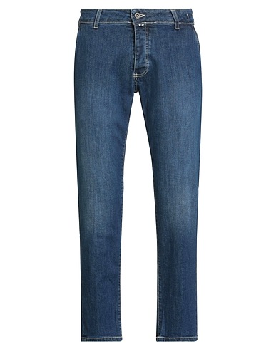 PAUL MIRANDA Denim pants 99% Cotton, 1% Elastane