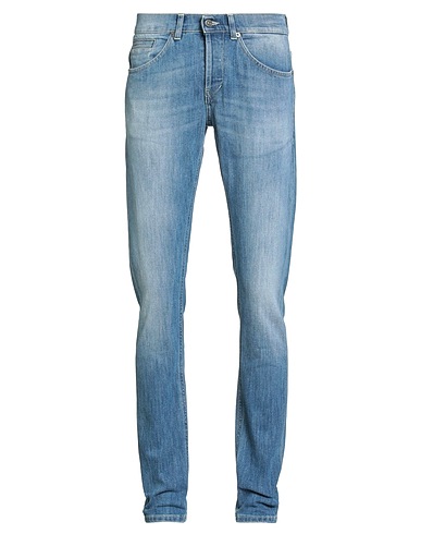 DONDUP Denim trousers Blue 89% Cotton, 11% Elastomultiester