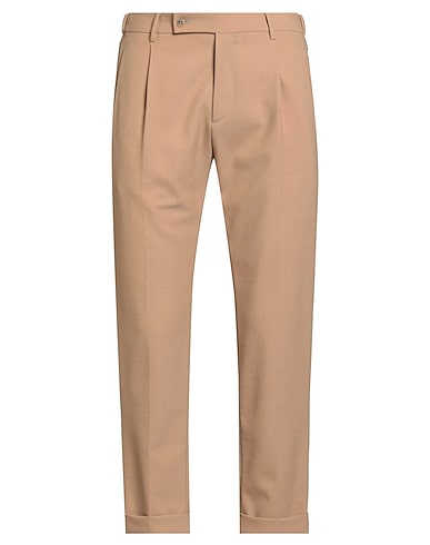 BERWICH Casual pants KOMODO Camel 53% Polyester, 44% Virgin Wool, 3% Elastane