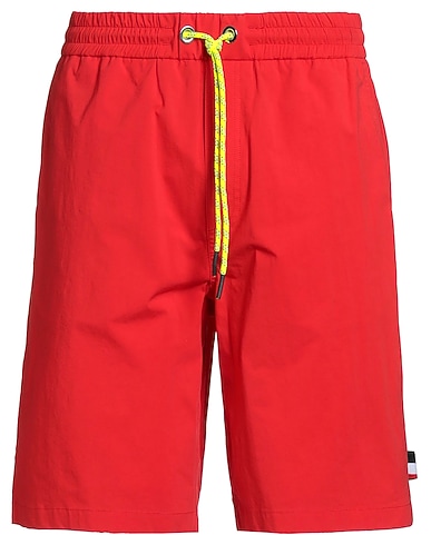 ICEBERG Shorts & Bermuda Red 95% Cotton, 5% Elastane