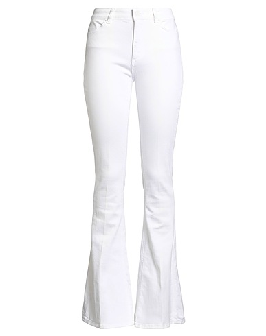 VICOLO Bootcut Jeans DENIM COUTURE White 98% Cotton, 2% Elastane