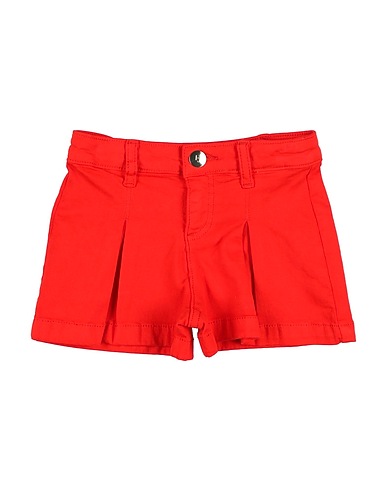 LIU •JO Denim shorts Tomato red 98% Cotton, 2% Elastane