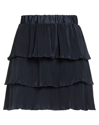 VICOLO Mini skirt Navy 97% Polyester, 3% Elastane
