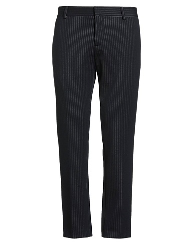 DANIELE ALESSANDRINI Casual trouser Midnight blue 80% Polyester, 15% Viscose, 5% Elastane