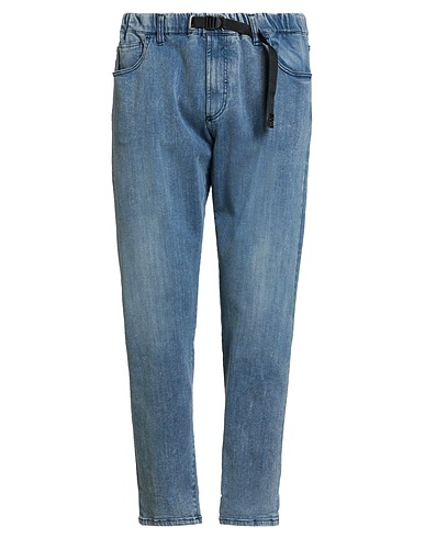 WHITE SAND Denim trousers Blue 98% Cotton, 2% Elastane