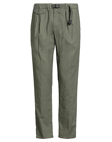 WHITE SAND Casual pants Green 55% Linen, 45% Cotton