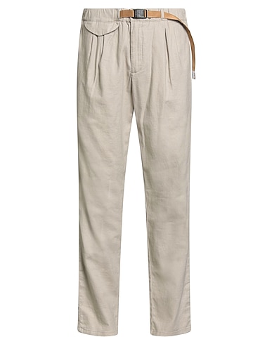 WHITE SAND Casual pants Beige 55% Linen, 45% Cotton