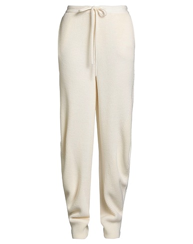 ICEBERG Casual trouser Cream 50% Wool, 50% Acrylic