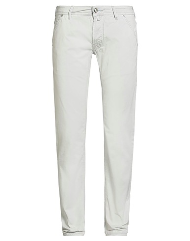 JACOB COHЁN Casual trouser Light grey 100% Cotton