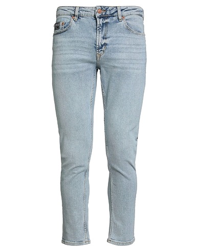 VERSACE JEANS COUTURE Denim trousers Blue 98% Cotton, 2% Elastane