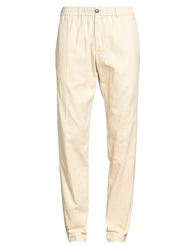 WHITE SAND Casual pants Beige 100% Cotton