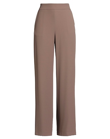 KONTATTO Casual trouser Taupe 96% Polyester, 4% Elastane