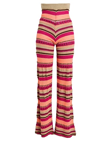 GAëLLE Paris Casual trouser Salmon pink 50% Organic cotton, 50% Acrylic