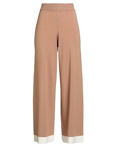 KONTATTO Casual trouser Camel 72% Viscose, 28% Polyester