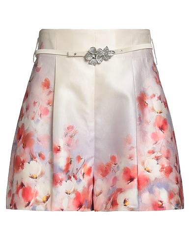 ZIMMERMANN Shorts & Bermuda Ivory 53% Silk, 47% Cotton