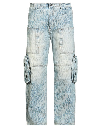 IUTER Denim trousers Blue 100% Cotton